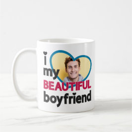 Ich Liebe mein schönes, Freund angepasstes Foto Kaffeetasse