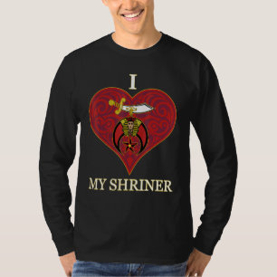 Ich Liebe mein schrumpfendes Herzsymbol Noble Maso T-Shirt
