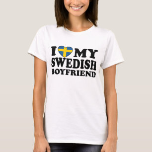 Ich Liebe Mein schwedischer Freund T-Shirt