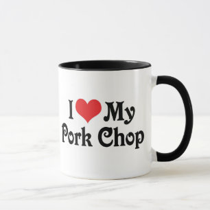 Ich liebe mein Schweinekotelett Tasse