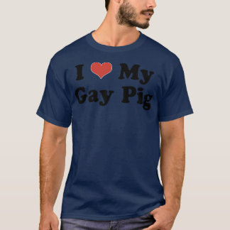 Ich Liebe mein Schwulenherz Funny Lgbt Pet Stolz T-Shirt