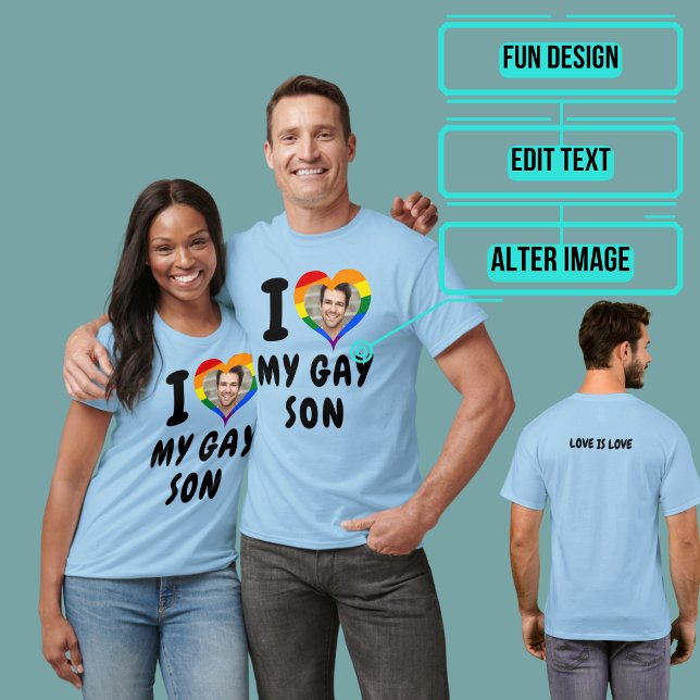 Ich Liebe Mein Schwulenson T-Shirt (Please enjoy our LGBTQ+ ally products)