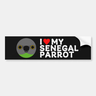 ICH LIEBE MEIN SENEGALER TEIL AUTOAUFKLEBER