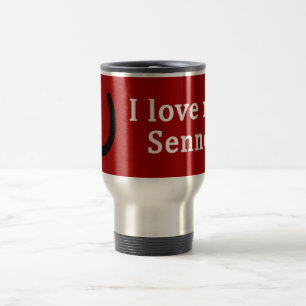 Ich Liebe mein Senner Pferd Reisebecher