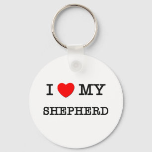 Ich Liebe mein SHEPHERD Schlüsselanhänger