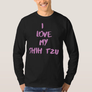 Ich Liebe mein Shih Tzu Shih Tzu T-Shirt