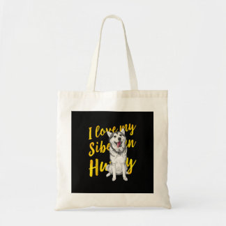 Ich Liebe mein sibirischer Husky | Snow Dog Lover  Tragetasche
