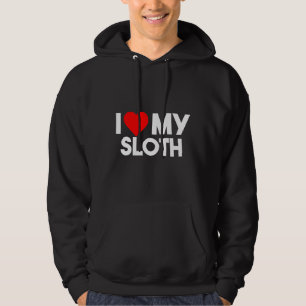 Ich Liebe mein Sloth Nickerchen Sloth Lazy Hoodie