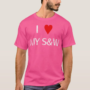 Ich Liebe mein Smith und Wesson Funny Humour Gun 2 T-Shirt