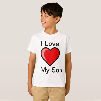 Ich Liebe Mein Sohn Name T - Shirt