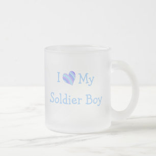 Ich Liebe mein Soldat Junge Mattglastasse
