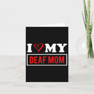 Ich Liebe mein Tag der Mama der Toten Karte