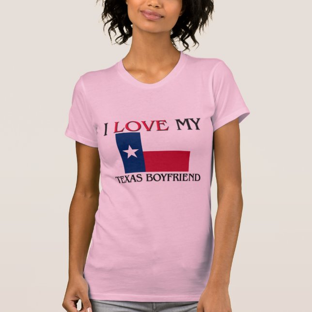 Ich Liebe mein Texas-Freund T-Shirt (Vorderseite)