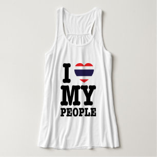 Ich liebe mein thailändisches Volk Tank Top