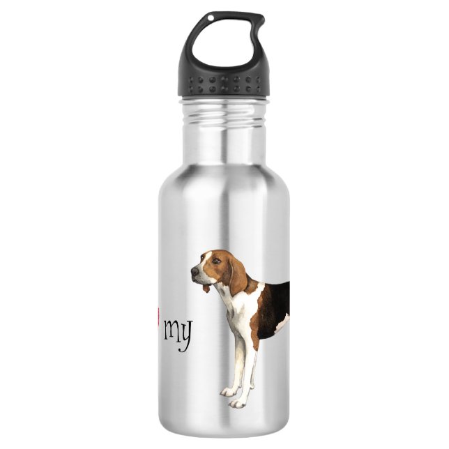 Ich Liebe mein Treeing Walker Edelstahlflasche (Vorderseite)