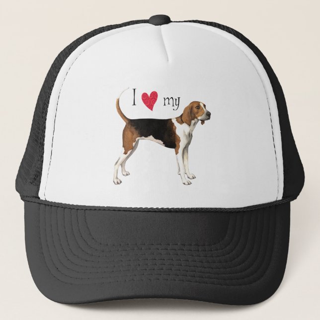 Ich Liebe mein Treeing Walker Truckerkappe (Vorderseite)