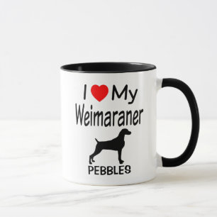 Ich Liebe mein Weimaraner Hund Tasse