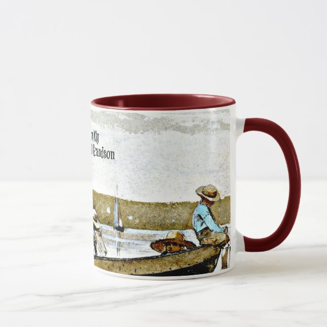 Ich Liebe mein wunderbarer Großvater Tasse (Rechts)