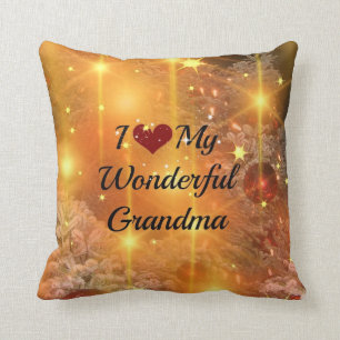 Ich Liebe mein wunderbares Oma, Weihnachtssparkle Kissen
