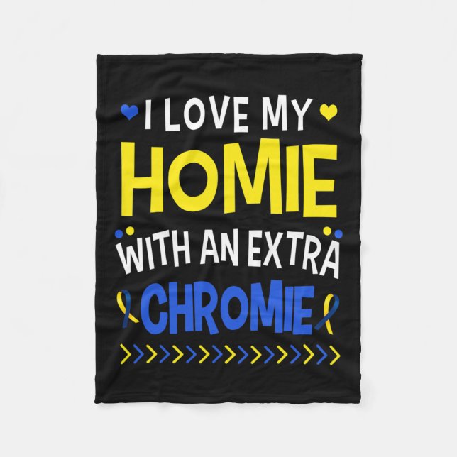 Ich Liebe mein Zuhause mit einer Extra-Chromie-Vat Fleecedecke (Vorderseite)