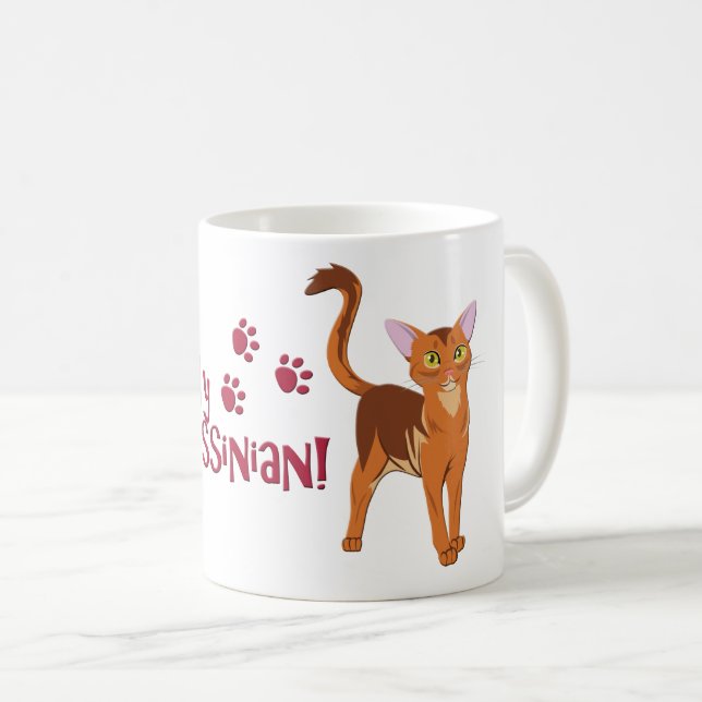 Ich Liebe meine Abessinier! Kaffeetasse (VorderseiteRechts)