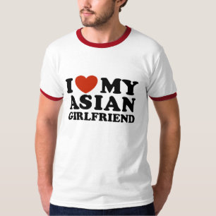 Ich Liebe Meine Asiatische Freundin T-Shirt