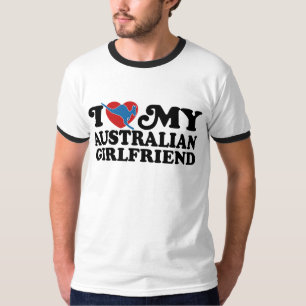 Ich Liebe meine australische Freundin T-Shirt