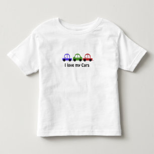 Ich liebe meine Autos Kleinkind T-shirt