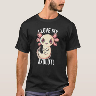 Ich Liebe meine Axolotl Niedlich Kids Axolotls T-Shirt