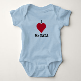 Ich liebe meine Baba Baby Strampler