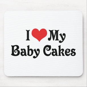Ich Liebe meine Babykuchen Mousepad