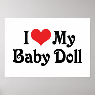 Ich liebe meine Babypuppe Poster