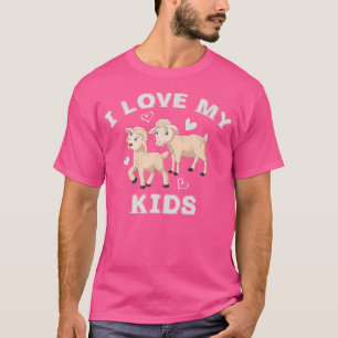 Ich Liebe meine Bauer-Ziege meiner Funny Farm Anim T-Shirt