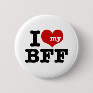 Ich Liebe meine BESTE FREUNDIN Button