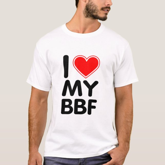 Ich Liebe meine BESTE FREUNDIN T-Shirt (Vorderseite)