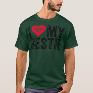 Ich Liebe meine Bestie Best Friend BESTE FREUNDIN  T-Shirt