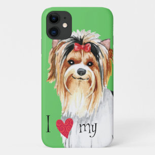 Ich Liebe meine Biewer Terrier Case-Mate iPhone Hülle