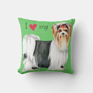 Ich Liebe meine Biewer Terrier Kissen