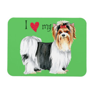 Ich Liebe meine Biewer Terrier Magnet