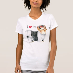 Ich Liebe meine Biewer Terrier T-Shirt