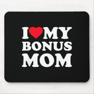 Ich liebe meine Bonus-Mama, ich liebe Familie Oma Mousepad