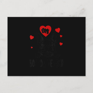 Ich Liebe meine Boston Terrier Geschenke für Hunde Postkarte