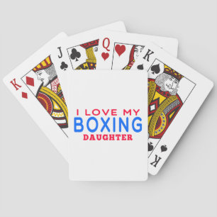 Ich Liebe meine Boxtochter Spielkarten