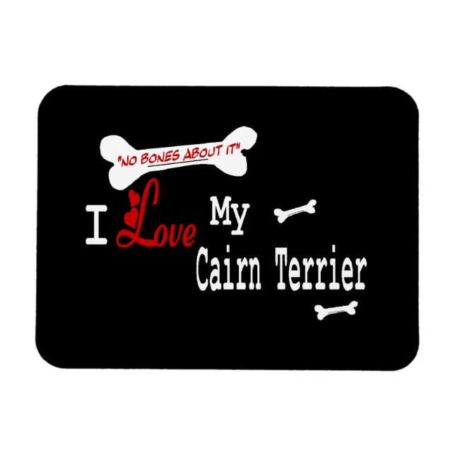 Ich Liebe meine Cairn Terrier Magnet (Horizontal)