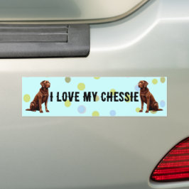 Ich Liebe meine Chesapeake Bay.. - Maßgeschneidert Autoaufkleber