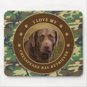 Ich Liebe meine Chesapeake Bay Retriever Cammo Mau Mousepad