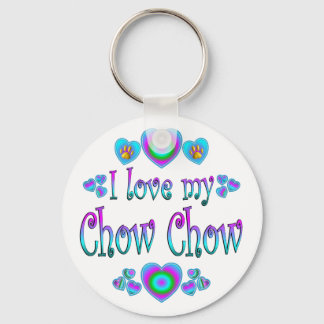 Ich Liebe meine Chow Chow Schlüsselanhänger