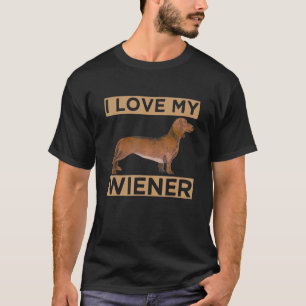 Ich Liebe meine Dackel Funny Dackel Weiner Dog Ges T-Shirt