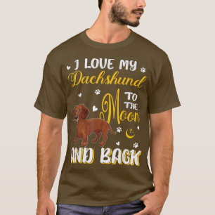 Ich Liebe meine Dackel Niedliche Dackel Hund Lover T-Shirt