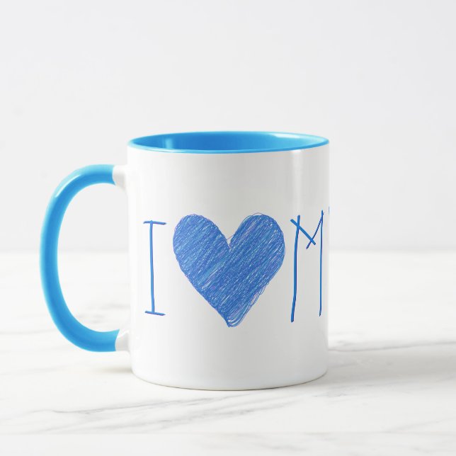 Ich Liebe meine Dackel Tasse (Links)